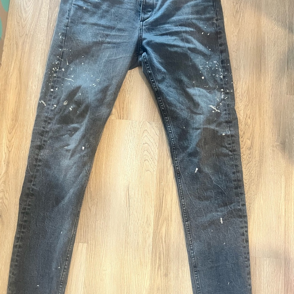 rag & bone Men's Slim Straight Jeans - Black